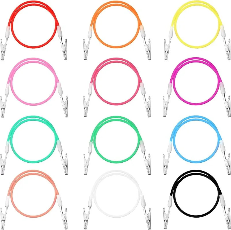 Bib Clip Chains. 12 chains, Silicone, Reusable