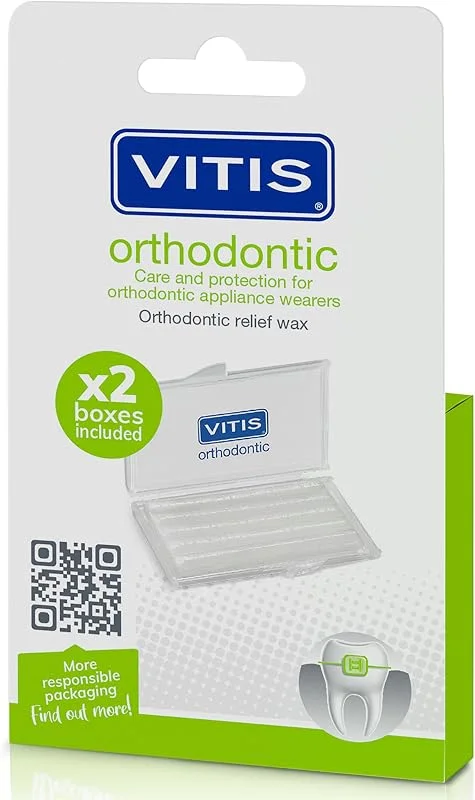 Brace Comfort Wax. 10 strips, For brackets, Press-on wax