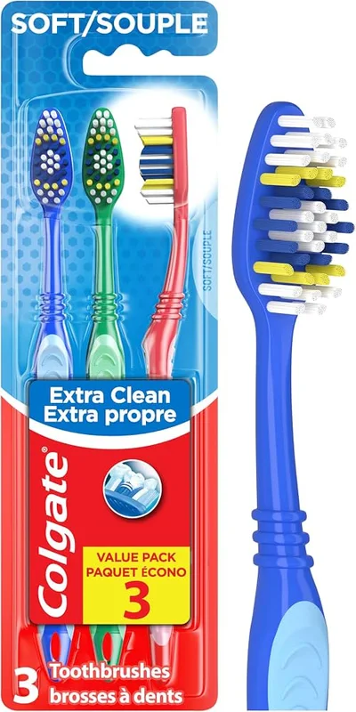 Harbor Soft Brush. Soft, 3 count, Manual