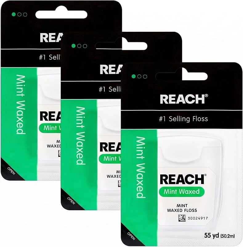 Kelpcurrent Waxed Floss. Mint, Waxed, 3 x 55 yd