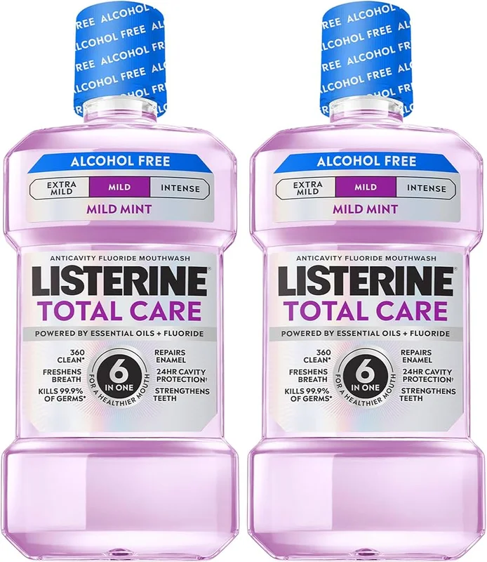 Mild Mint Rinse. Alcohol-free, Fluoride, 2 pack