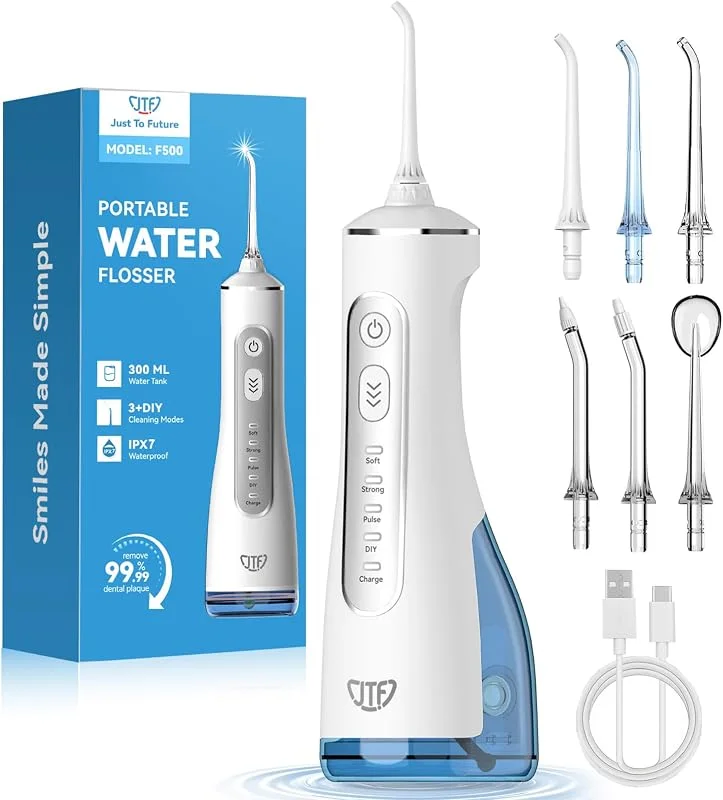 Pocket Tide Flosser. Portable, Rechargeable, 300 ml tank