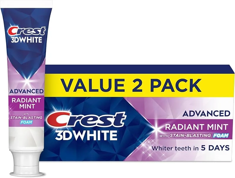 Reefwhite Radiant Paste. 2 tubes, 3.3 oz each, Radiant mint