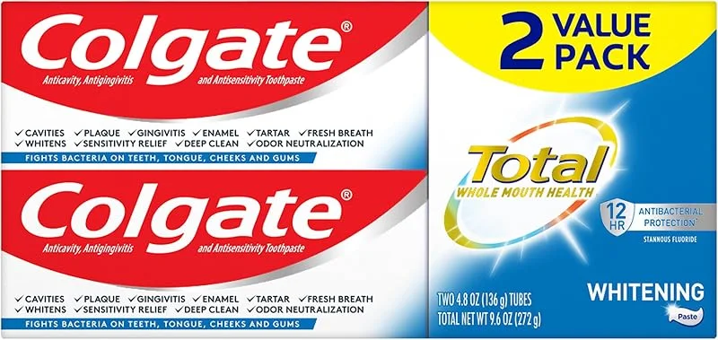 Reefwhite Total Paste. 2 tubes, 4.8 oz each, Whitening