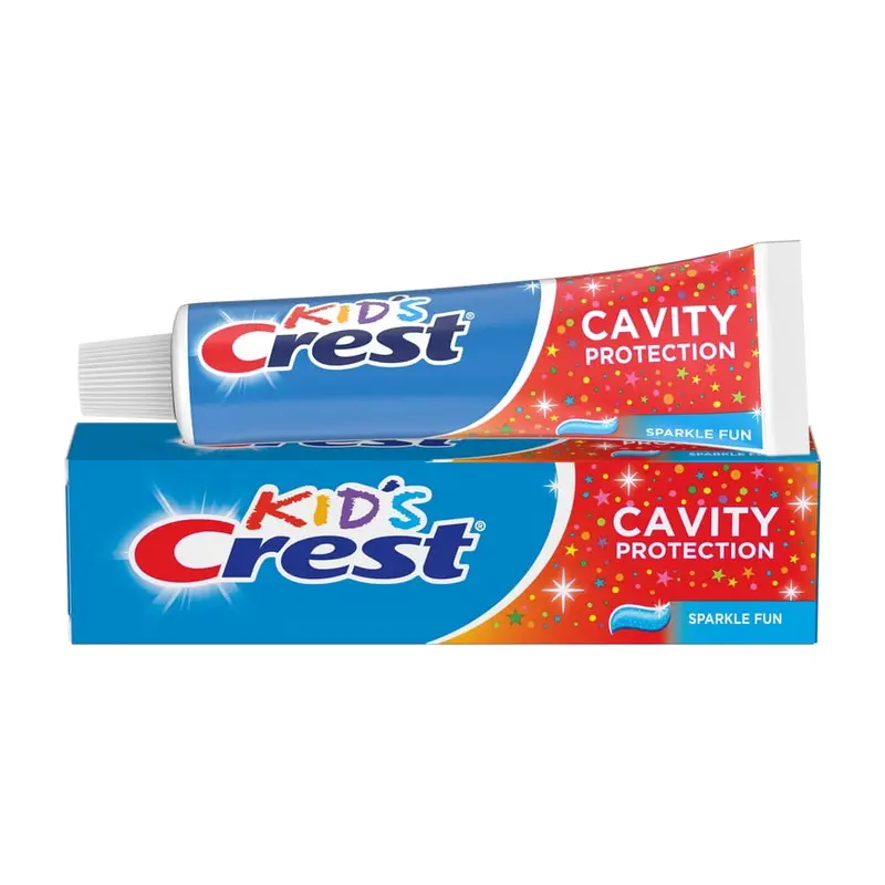 Crest Toothpaste, Kids Cavity Protection Toothpaste, Sparkle Fun Flavor, 4.6 oz, For Ages 3+. 4.6 oz, Kids