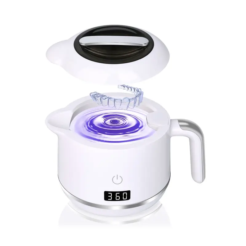 Bokyan Ultrasonic Cleaner for Dentures, Retainers, Aligners, Braces Portable Dental and Jewelry Cleaner with Ultrasonic. Ultrasonic, For retainers