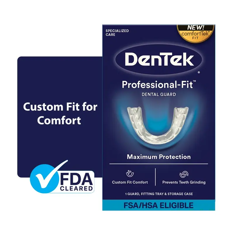 DenTek Professional-Fit Dental Guard for Teeth Grinding, 1 Count. 1 Count, Walmart listing