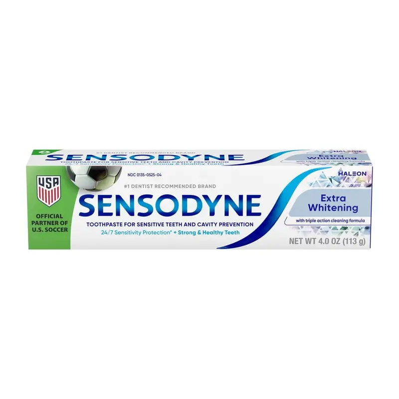 Sensodyne Extra Whitening Sensitive Toothpaste, Mint, 4 Oz, for Adults. 4 oz, Mint